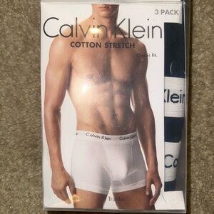 Calvin Klein Cotton Stretch Boxer Briefs 2 Pack - White